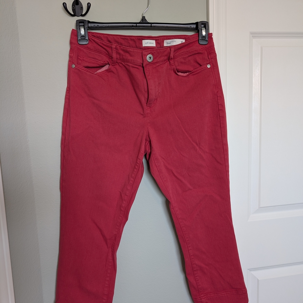 J. Jill Women's Red Jeans